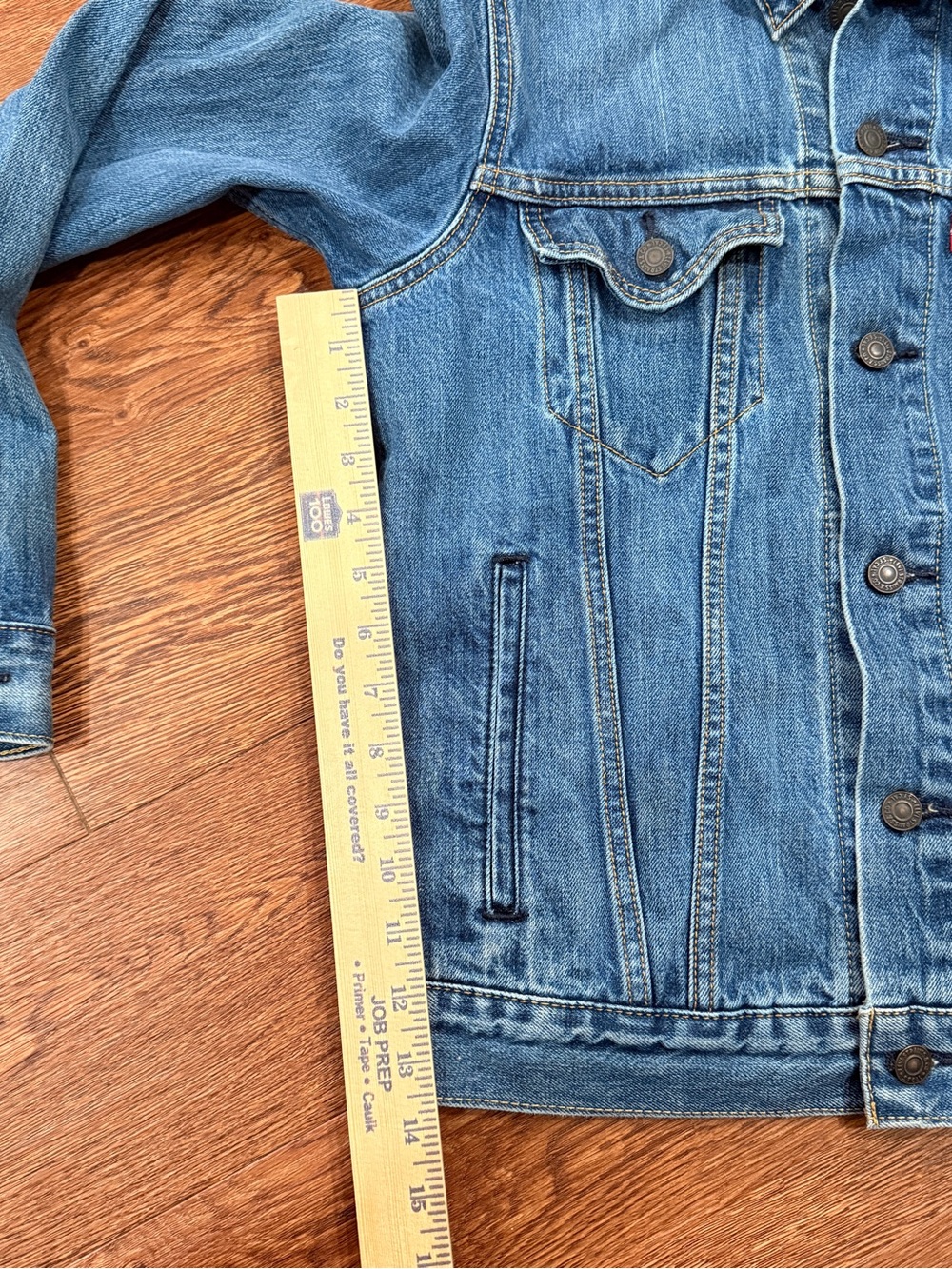 Levi's Mid Blue Denim Jacket - Picture 3 of 10